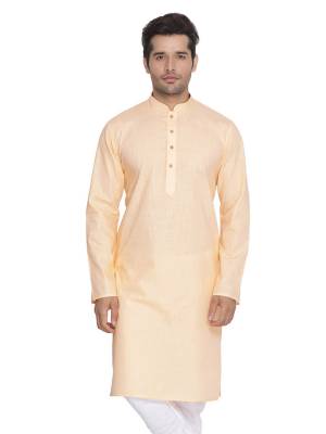 Take your ethnic style quotient to the next level by wearing this?fashionable kurta set. which has been designed keeping the latest trends in mind. This set is a must have in a men's ethnic wardrobe. Tailored from finest fabric and fashioned with a banded collar for a dash of style. It will augment your look and make you the centre of attraction at any occasion.