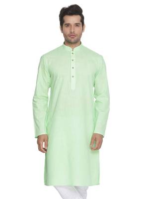 Take your ethnic style quotient to the next level by wearing this?fashionable kurta set. which has been designed keeping the latest trends in mind. This set is a must have in a men's ethnic wardrobe. Tailored from finest fabric and fashioned with a banded collar for a dash of style. It will augment your look and make you the centre of attraction at any occasion.