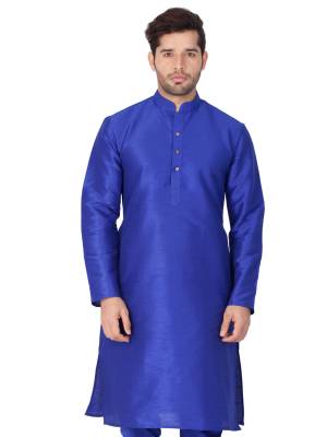 Take your ethnic style quotient to the next level by wearing this fashionable kurta set. which has been designed keeping the latest trends in mind. This set is a must have in a men's ethnic wardrobe. Tailored from finest fabric and fashioned with a banded collar for a dash of style. It will augment your look and make you the centre of attraction at any occasion