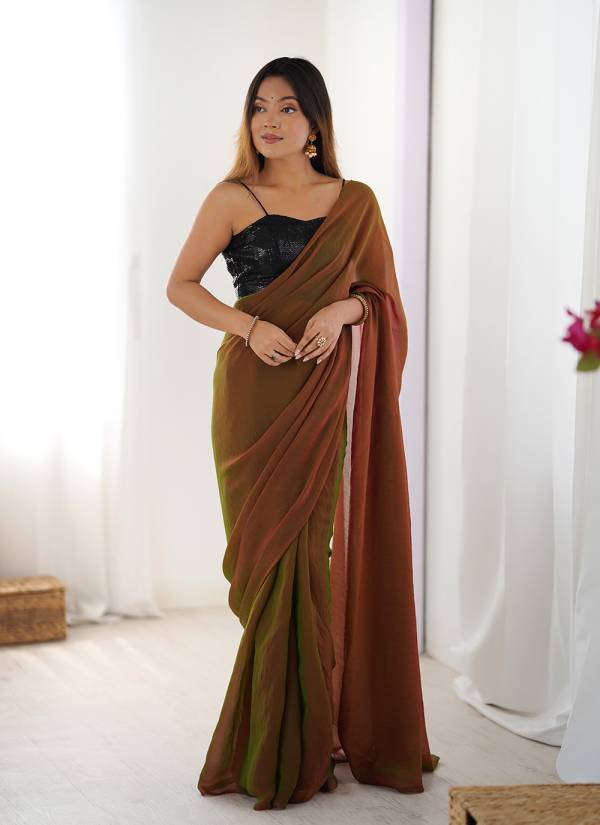 Purple Velvet Resham Thread Velvet Ethnic Wear Ensemble