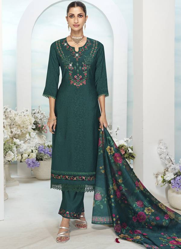 Wine Red Hand Block Printed Art Silk Printed Suit
