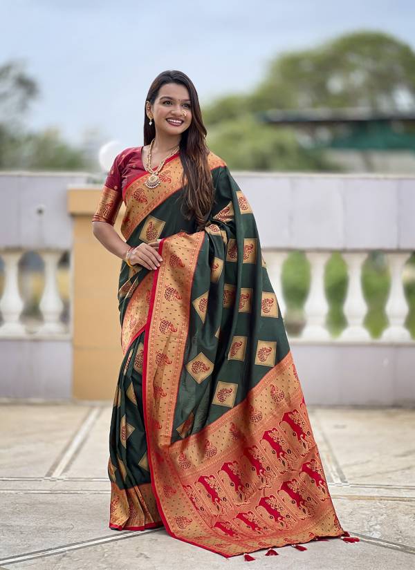 Silver Grey Resham Thread Velvet Wedding Wear Collection Piece