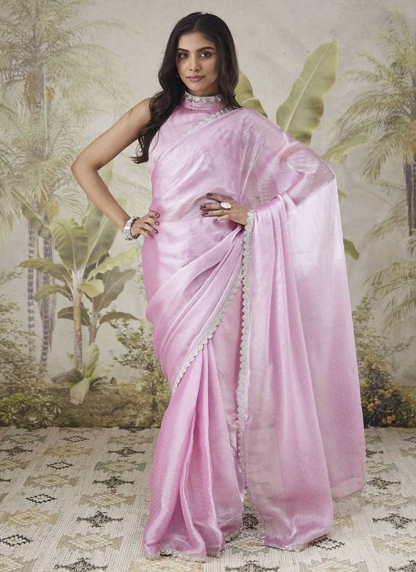 Purple Velvet Zari Woven Silk Blend Readymade Ethnic Wear Set