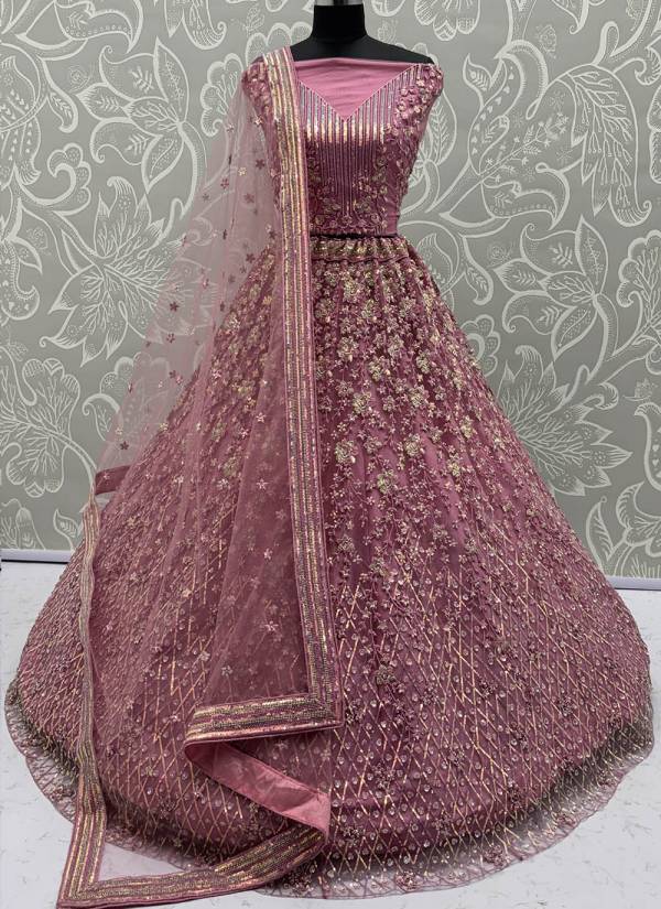 Rani Pink Gota Patti Brocade Wedding Lehenga