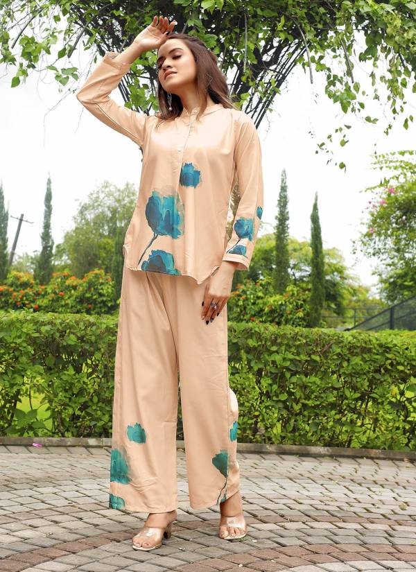 Midnight Black Hand Block Printed Viscose Anarkali Kurti