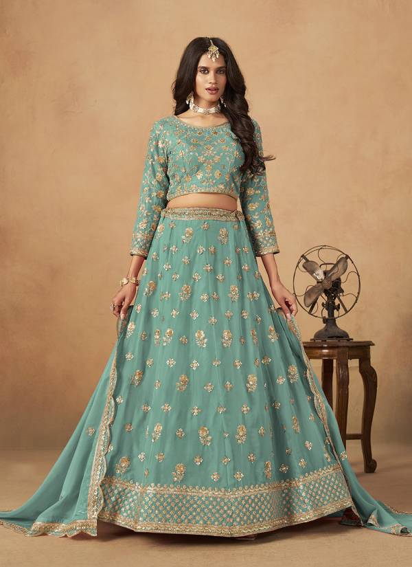 Deep Maroon Kundan Work Velvet Designer Lehenga
