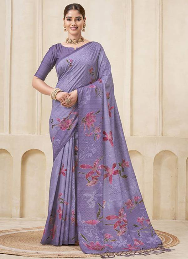 Fuchsia Zari Woven Pure Silk Georgette Saree