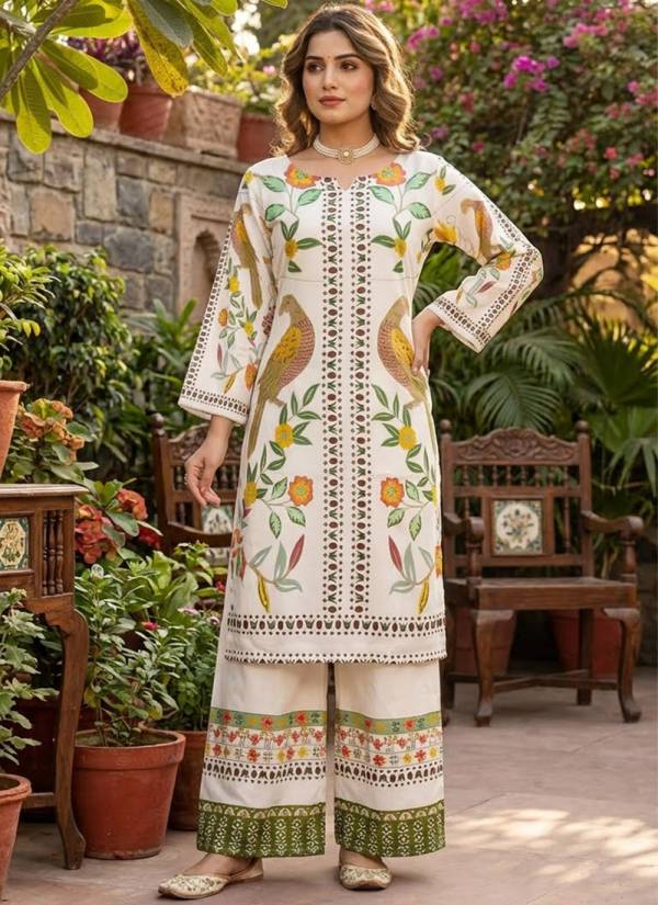Magenta Stone Work Muslin Cotton Kurti