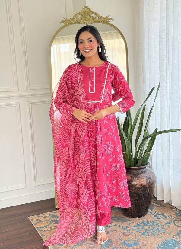 Sea Green Hand Block Printed Art Silk Printed Suit