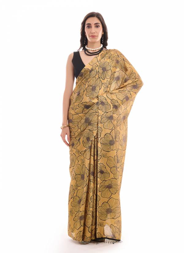 Royal Blue Zari Woven Soft Silk Georgette Saree