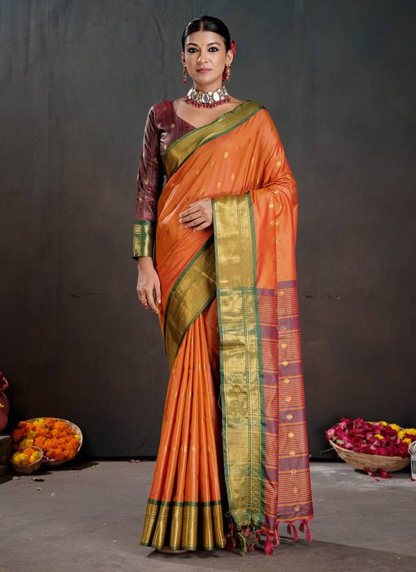 Midnight Black Hand Block Printed Georgette Designer Saree