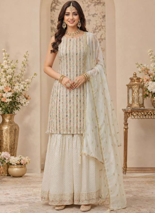 Lavender Zari Woven Velvet Salwar Kameez Suit