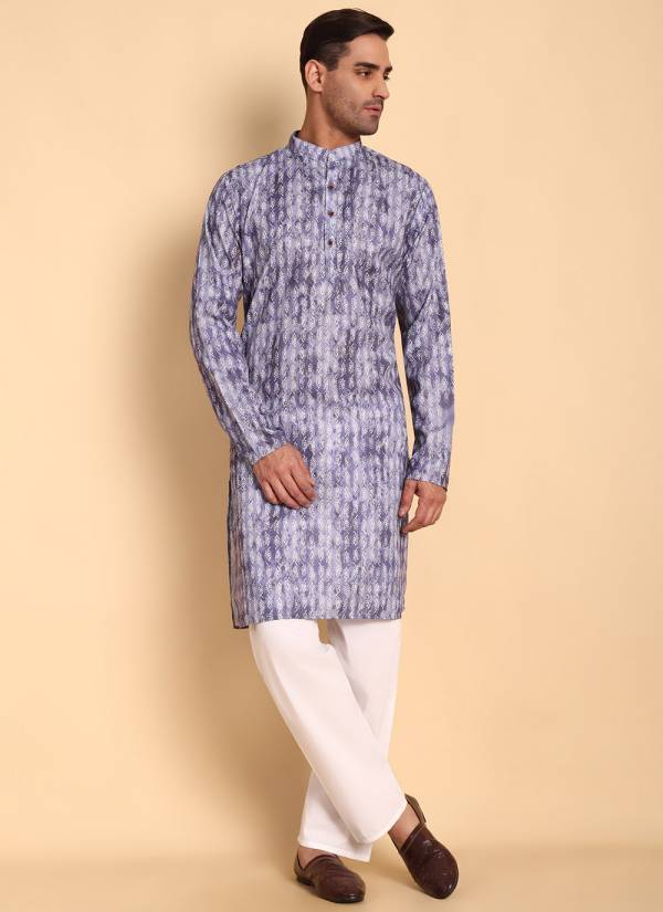 Blush Pink Zari Woven Linen Sherwani