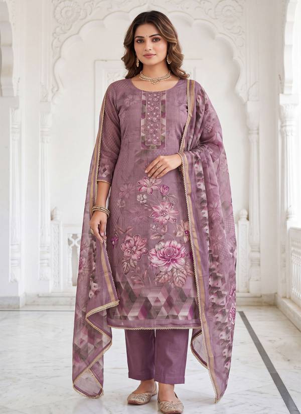 Emerald Green Stone Work Cotton Silk Embroidered Suit