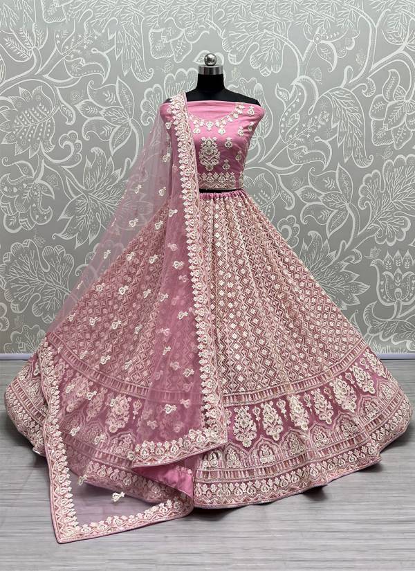 Midnight Black Gota Patti Net Party Wear Lehenga