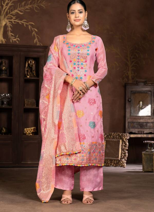 Emerald Green Resham Thread Velvet Eid Collection Suit