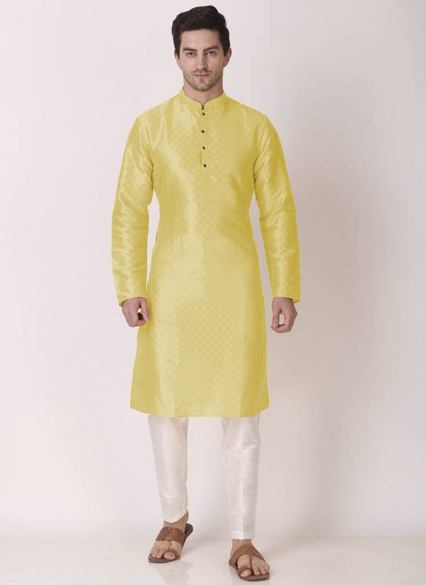 Powder Blue Thread Embroidered Linen Indo Western Mens Outfit