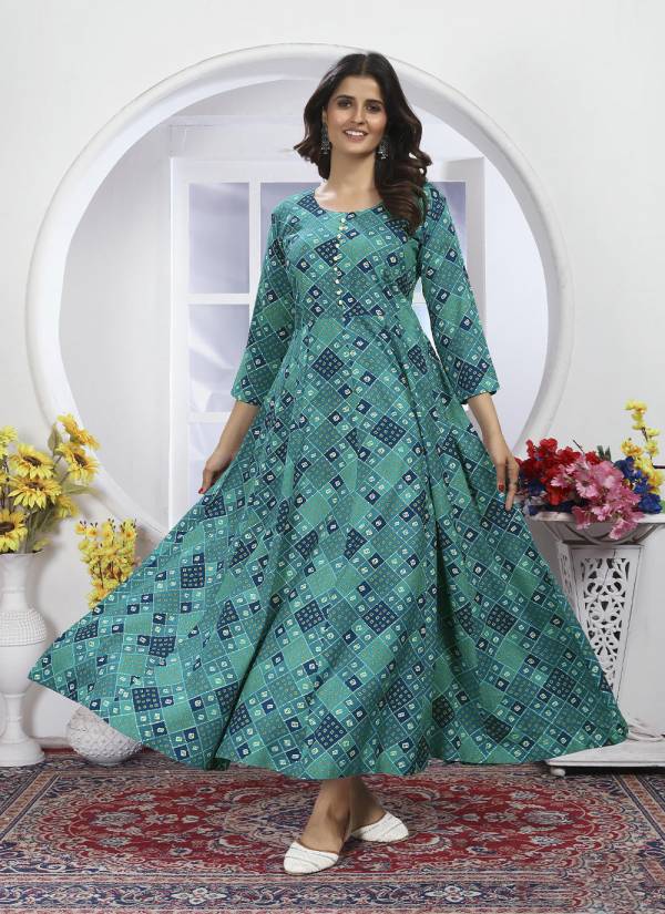 Fuchsia Zari Woven Cotton Georgette Kurti