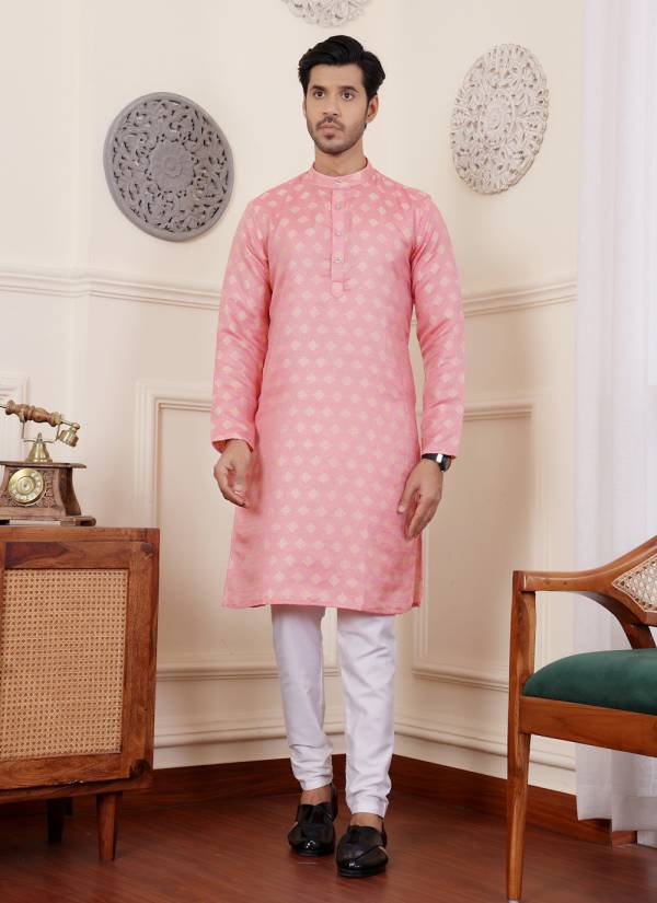 Turquoise Thread Embroidered Satin Mens Waistcoat Set
