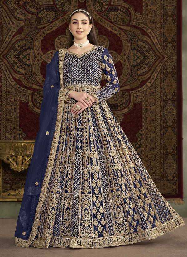 Rani Pink Digital Printed Satin Wedding Gown