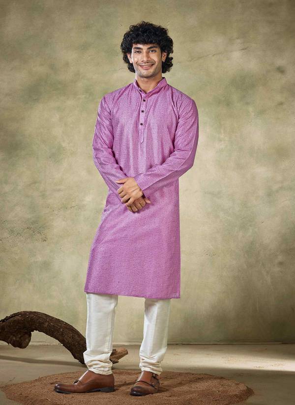 Sea Green Hand Block Printed Brocade Kurta Pajama Set