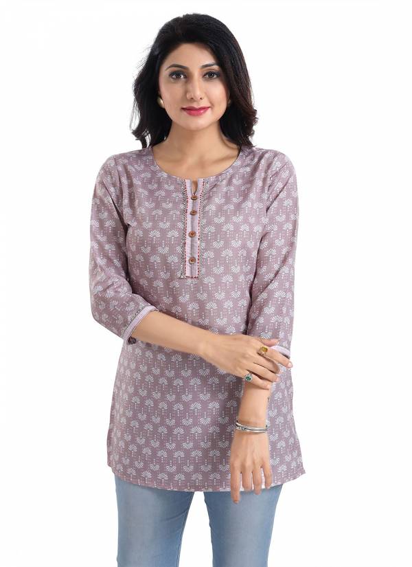 Emerald Green Stone Work Georgette Printed Kurti