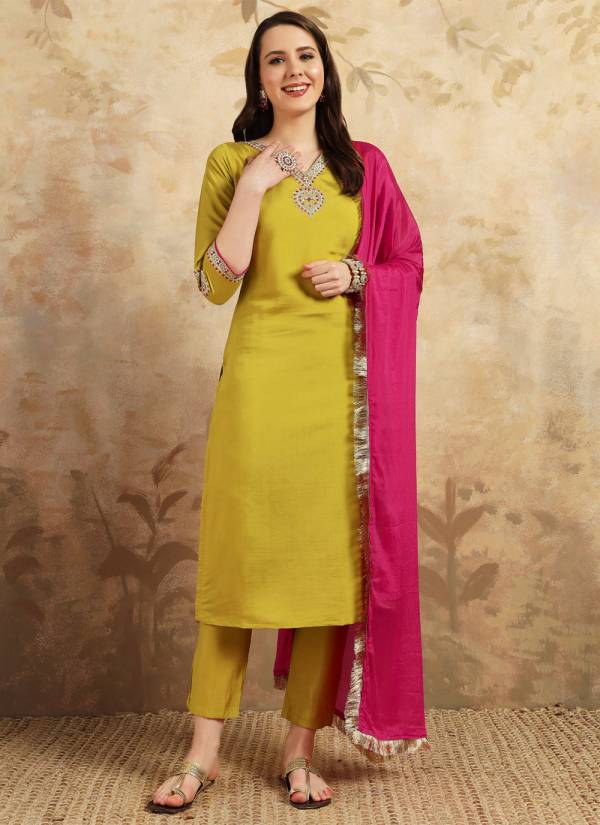 Blush Pink Zari Woven Velvet Jaipuri Suit