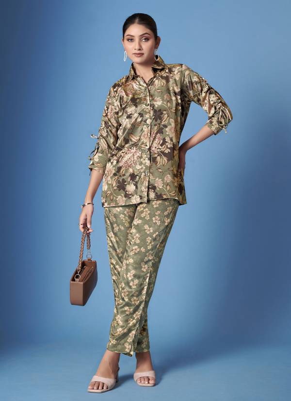 Burnt Orange Zari Woven Cotton Long Kurti