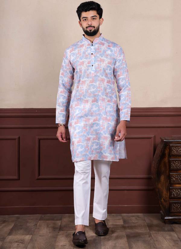 Sea Green Thread Embroidered Chanderi Sherwani