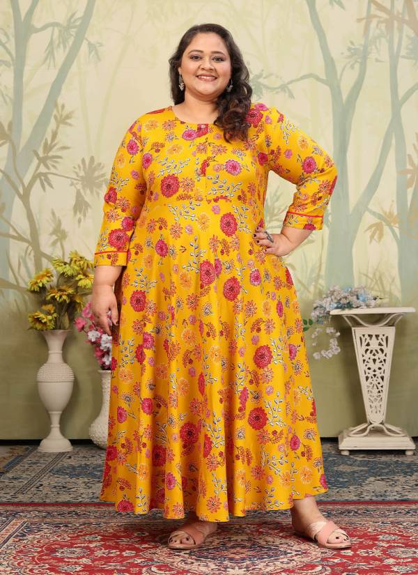 Silver Grey Zari Woven Cotton Printed Kurti