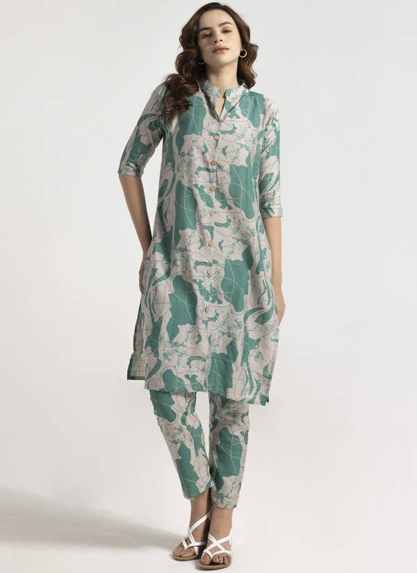 Mustard Yellow Resham Thread Silk Designer Kurti