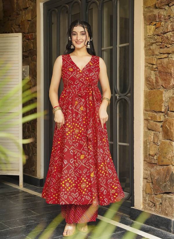 Off White Thread Embroidered Crepe Designer Kurti